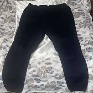 DSG Black Cotton-Blend Joggers with Pockets and Drawstring